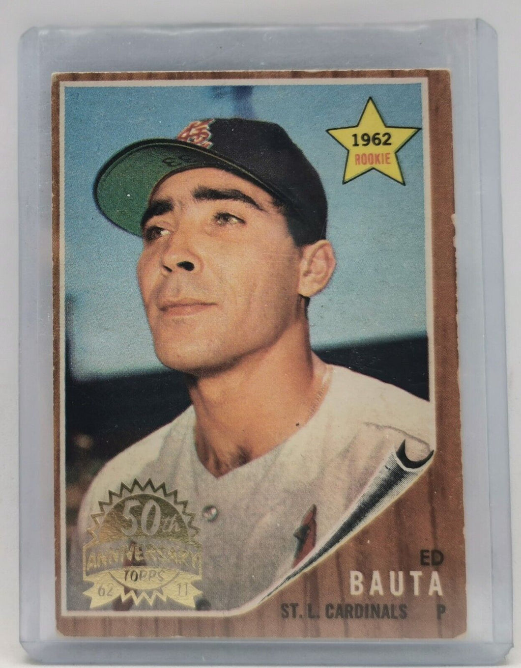 2011 Topps Heritage 50th Anniversary 1962 Buybacks #344 Ed Bauta