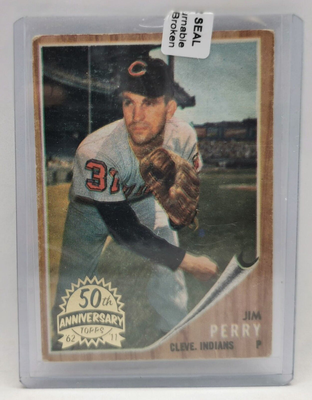 2011 Topps Heritage 50th Anniversary 1962 Buybacks #405 Jim Perry