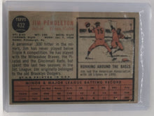 Load image into Gallery viewer, 2011 Topps Heritage 50th Anniversary 1962 Buybacks #432 Jim Pendleton
