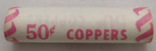 Load image into Gallery viewer, 1979 Canadian Penny CIBC Bank Machine Roll White Paper Red (50 ct) #17
