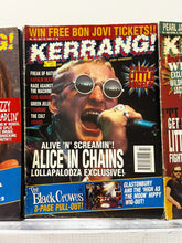 Load image into Gallery viewer, 1992-1995 Kerrang! Fortnightly, Lot of 5 Magazines
