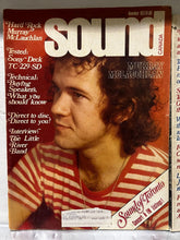 Load image into Gallery viewer, Sound Canada - November 1977 &amp; January 1978 Magazines
