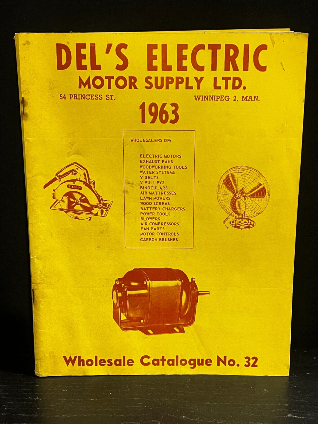 1963 Del's Electric Motor Supply LTD. - Wholesale Catalogue No. 32