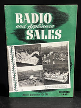 Load image into Gallery viewer, Radio and Appliance Sales - December 1945 Edition Magazine
