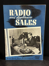 Load image into Gallery viewer, Radio and Appliance Sales - July 1945 Edition Magazine
