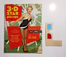 Load image into Gallery viewer, 1954 3-D Star Pin-Ups (1953 Three-D Magazines) Magazine Vol. 1 #2 with 3D Lens
