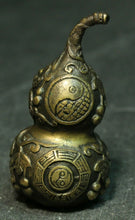 Load image into Gallery viewer, Signed Asian Bronze Double Gourd Shape Trinket
