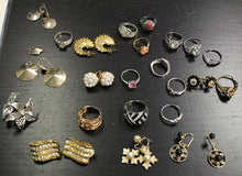 Load image into Gallery viewer, Vintage Jewelry Lot ft. Cocktail Rings &amp; Earrings
