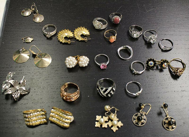 Vintage Jewelry Lot ft. Cocktail Rings & Earrings