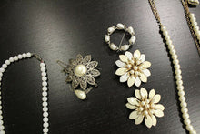 Load image into Gallery viewer, Mixed Lot of Pearl Costume Jewelry
