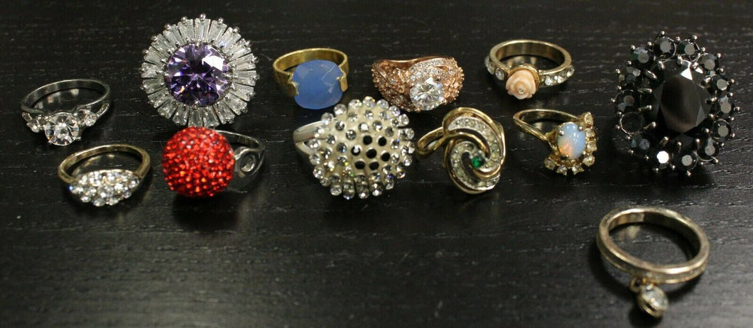 A 12 pc Assortment of Cocktail Rings