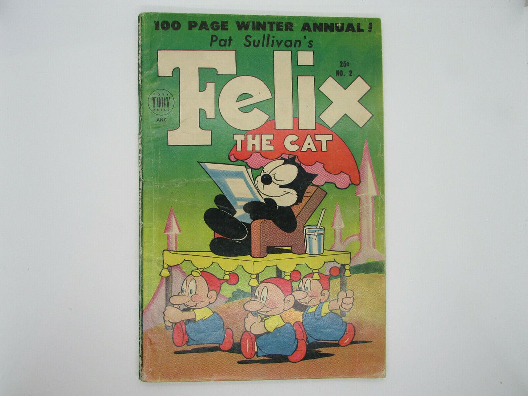 PAT SULLIVAN'S FELIX THE  CAT WINTER ANNUAL NO. 2  1954  TOBY PRESS  COMICS