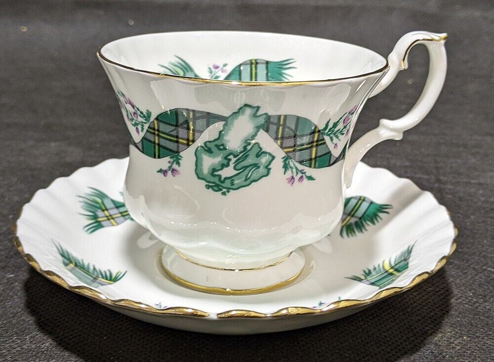 ROYAL ALBERT Bone China Tea Cup & Saucer Set -- Cape Breton Island