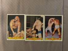 Load image into Gallery viewer, WWF Topps Cards 1985 #38 #39 #40 Ringside Action
