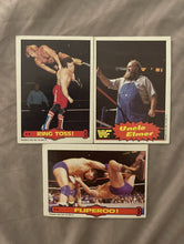 Load image into Gallery viewer, WWF O Pee Chee cards #42 #43 Ringside Action #44 Elmer
