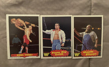 Load image into Gallery viewer, WWF O Pee Chee cards #43 Ringside, #44 Elmer #48 Boy Smith
