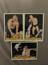 Load image into Gallery viewer, WWF Topps 1985 Cards #22 #27 #38 Ringside Action
