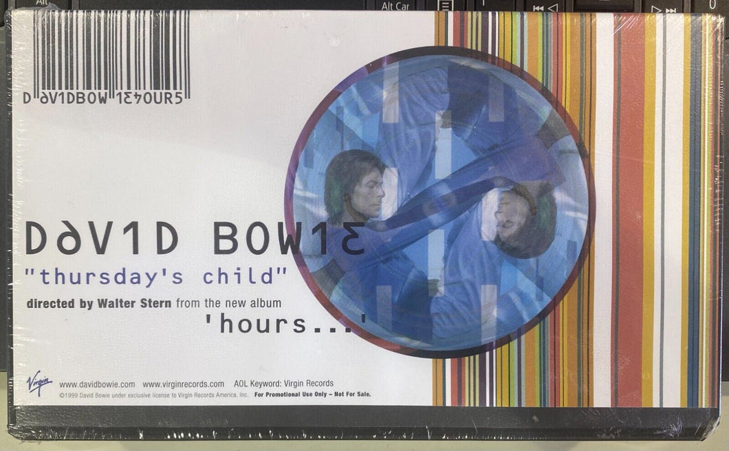 1999 David Bowie Thursday's child Promo VHS Sealed