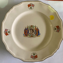 Load image into Gallery viewer, Two Queen Elizabeth II Coronation Plates and Potrait Picture Plate in a lot (3)
