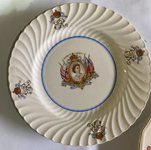 Load image into Gallery viewer, Two Queen Elizabeth II Coronation Plates and Potrait Picture Plate in a lot (3)
