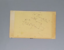 Load image into Gallery viewer, Big Band Cabaret Singer  Hildegarde Autographed Note
