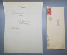 Load image into Gallery viewer, 1948 Military Autograph Lt. Gen. H. A. Craig Signed with envelope
