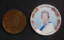 Load image into Gallery viewer, 2002 Golden Jubilee Queen Elizabeth II &amp; MCMLXXII Anniversary Plates
