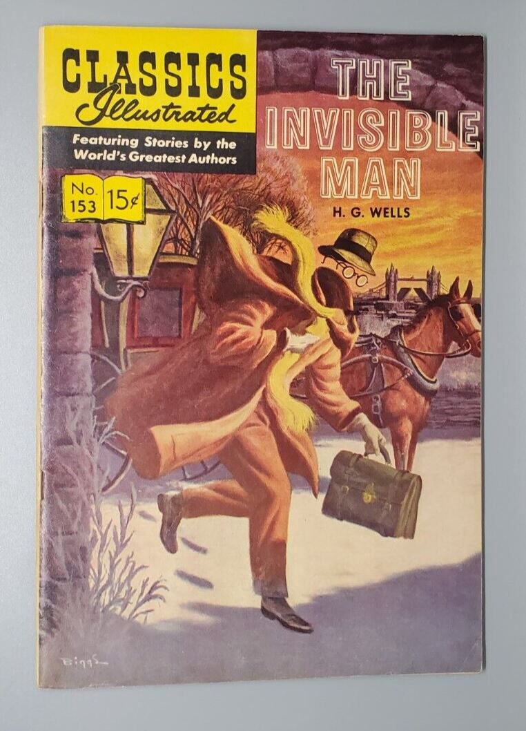 1959 Classics #153 HRN 153 1st Edition 6.5 F+ The Invisible Man by H.G. Wells