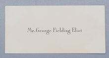 Load image into Gallery viewer, Reporter &amp; Writer George Fielding Eliot Autograph Signed
