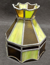 Load image into Gallery viewer, Beautiful Vintage Stained Glass / Slag Glass Lamp Shade
