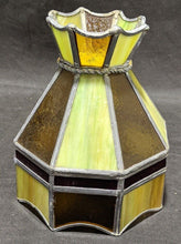 Load image into Gallery viewer, Beautiful Vintage Stained Glass / Slag Glass Lamp Shade
