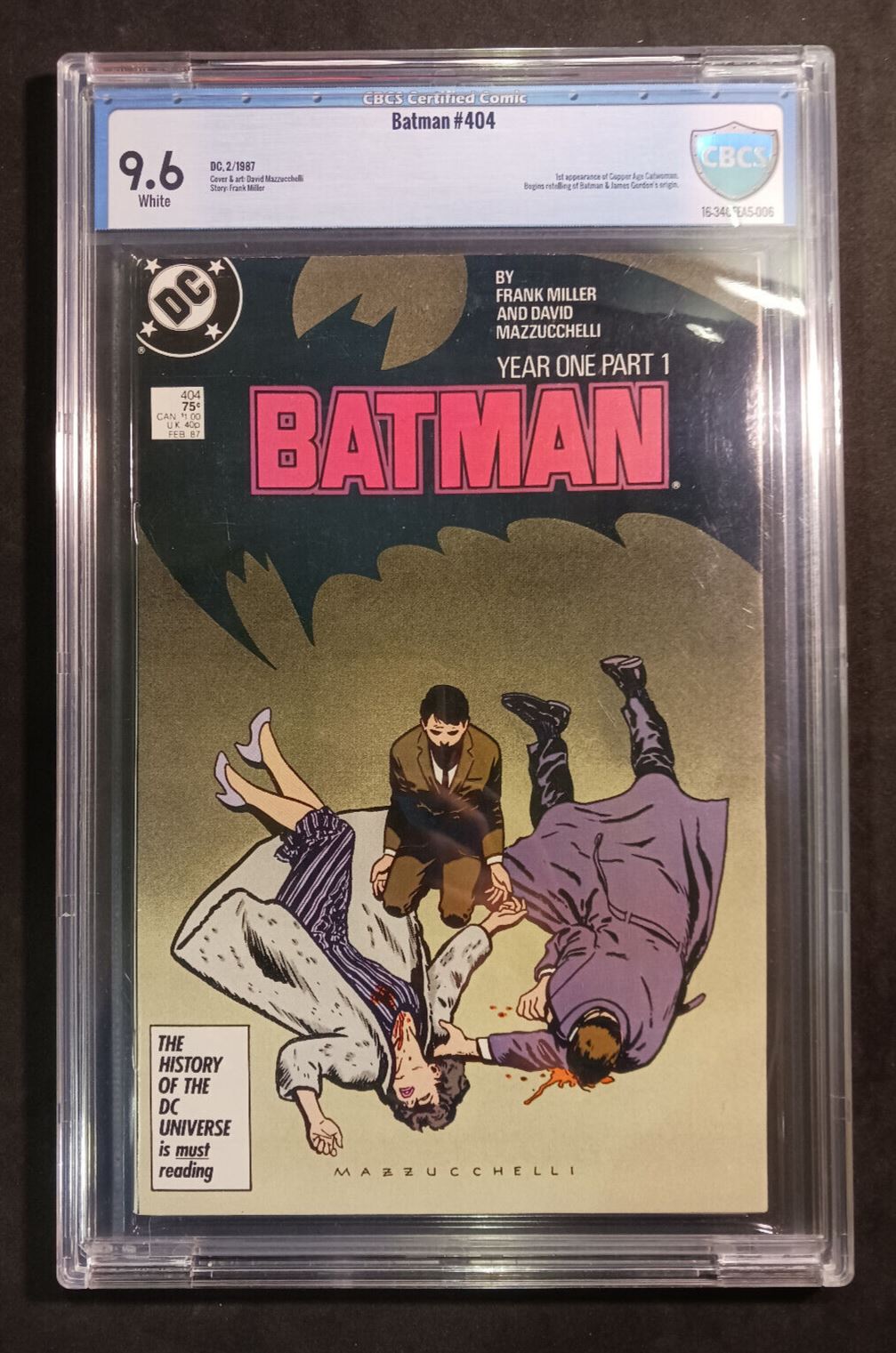 Batman #404 DC 1987 CBCS 9.6 Serial #16-340FEA5-006