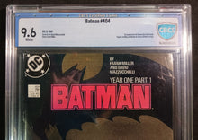 Load image into Gallery viewer, Batman #404 DC 1987 CBCS 9.6 Serial #16-340FEA5-006
