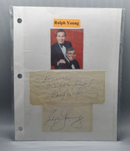 Load image into Gallery viewer, American Singer &amp; Actor Ralph Young Autograph Signed
