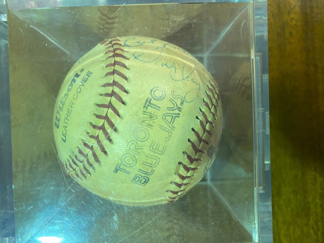 1997 Blue Jays Signed Ball In a Sealed Box with Letter