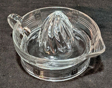 Load image into Gallery viewer, Vintage EAPG Glass Lemon / Citrus Juicer With Handle and Spout
