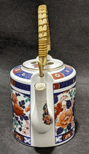 Load image into Gallery viewer, Vintage Bone China Tea Pot by Cassidy - 1801 Imari - Made in Japan
