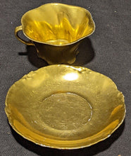 Load image into Gallery viewer, Rosenthal Versailles Heavy Gold Tea Coloured Tea Cup &amp; Saucer Set
