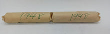 Load image into Gallery viewer, 1948 Canadian Pennies (50 coins per roll) 2 Rolls
