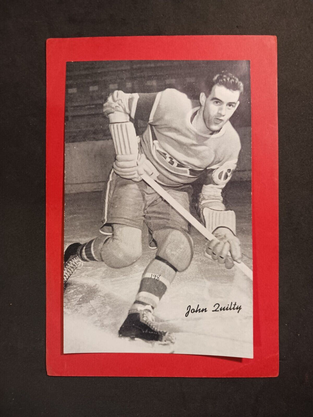 Johnny Quilty Group I Beehive Photo Montreal Canadiens