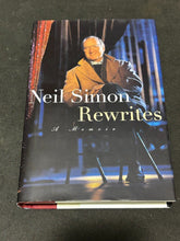 Load image into Gallery viewer, ReWrites A Memoir by Neil Simon, Hardcover Signed Book
