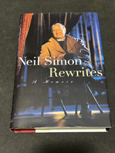 Load image into Gallery viewer, ReWrites A Memoir by Neil Simon, Hardcover Signed Book
