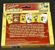 Load image into Gallery viewer, Disney Mickey Mouse Playing cards two decks, EX+ condition
