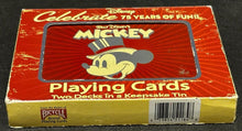 Load image into Gallery viewer, Disney Mickey Mouse Playing cards two decks, EX+ condition
