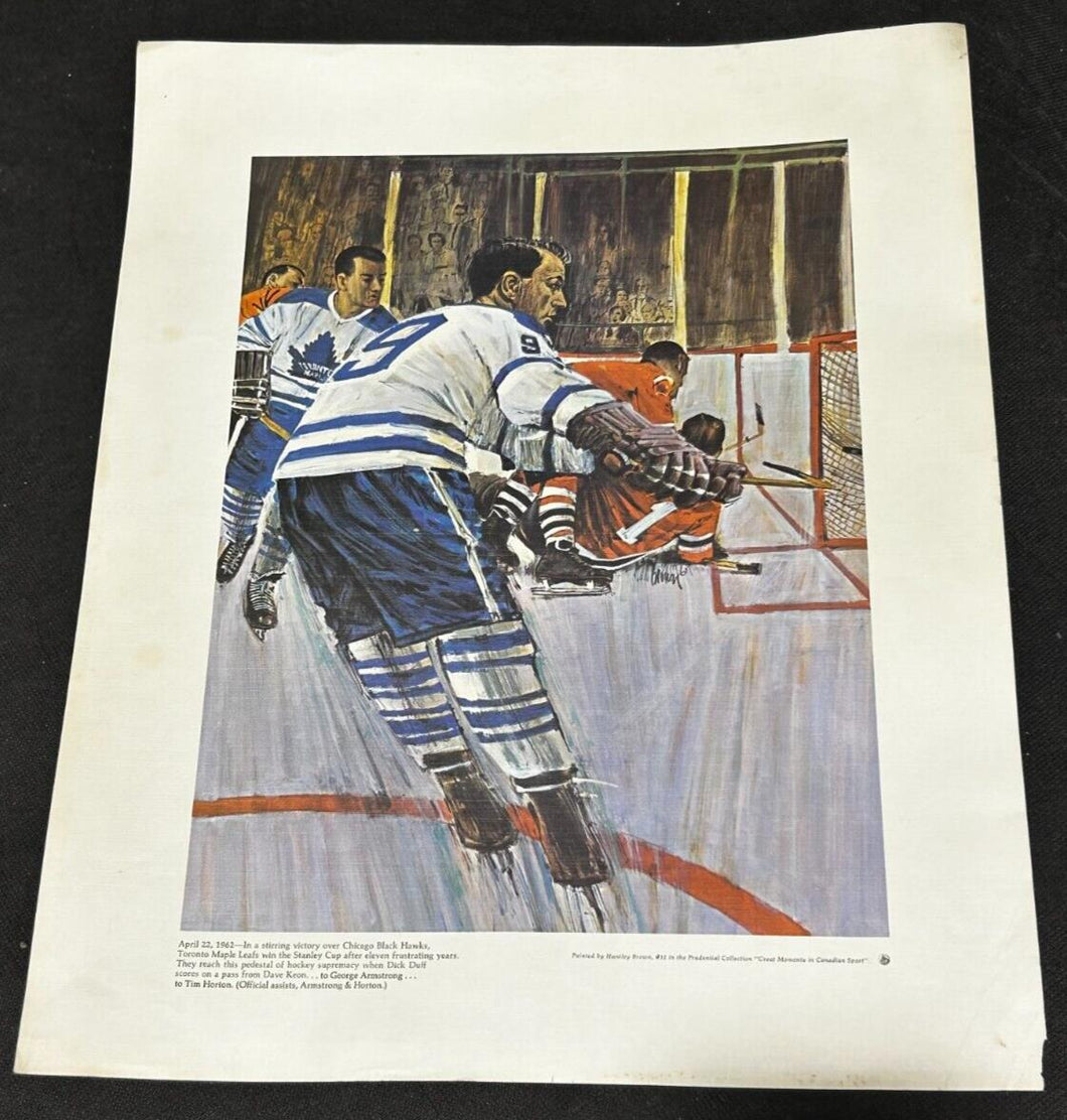 Prudential Great Moments CDN Sports April 22nd 1962 Assist Horton, Armstrong