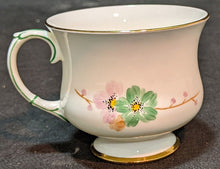 Load image into Gallery viewer, 1935 PARAGON Bone China Dessert Set For 5 - Green &amp; Pink Flowers
