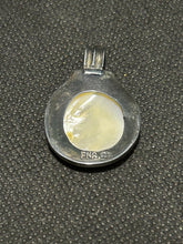 Load image into Gallery viewer, Mother of Pearl Pendant Slider Sterling Silver, EX+
