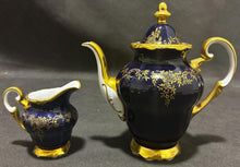 Load image into Gallery viewer, Echt Weimar Kobalt Teapot and Creamer GOLD COBALT, EX+
