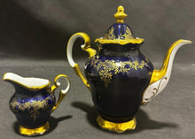 Load image into Gallery viewer, Echt Weimar Kobalt Teapot and Creamer GOLD COBALT, EX+
