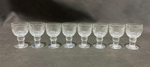 Load image into Gallery viewer, Set of 8 Arabia iittala Finland Aperitifs Liqueur Shot Glasses Pioni Pattern
